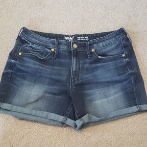 Denim shorts